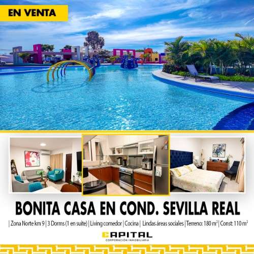 Vendo casa en condominio sevilla real1813257982