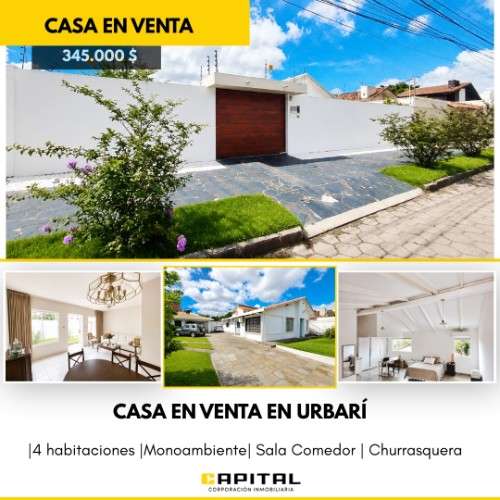 ¡casa en venta en urbarí1266384694