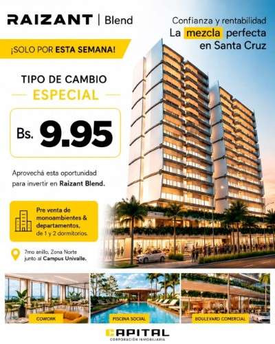  raízant blend departamentos en pre venta353978835