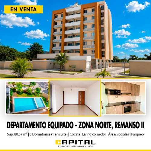 Departamento en venta zona el remanso ii1497475092