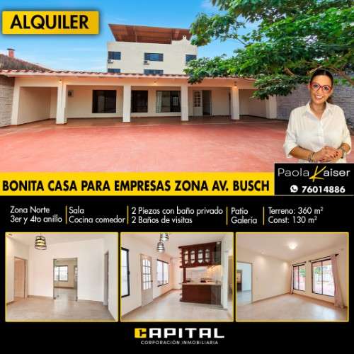Casa para oficina en alquiler zona norte av busch165687560