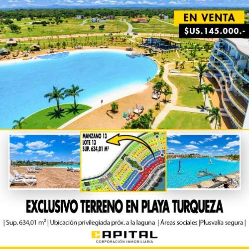 ?️ terreno en venta – playa turquesa, urubó921261561