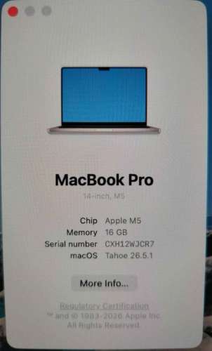 Macbook pro m5142188767