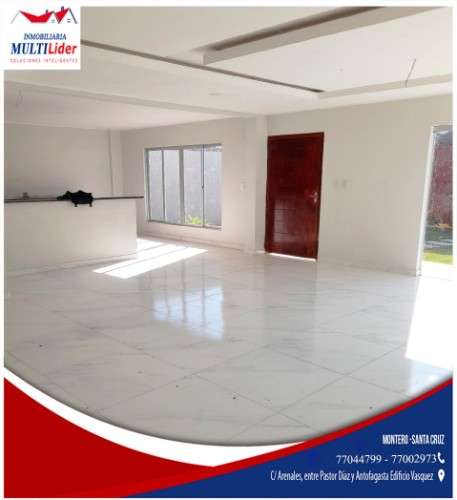 En venta bonita casa amplia a estrenar en montero1068025166
