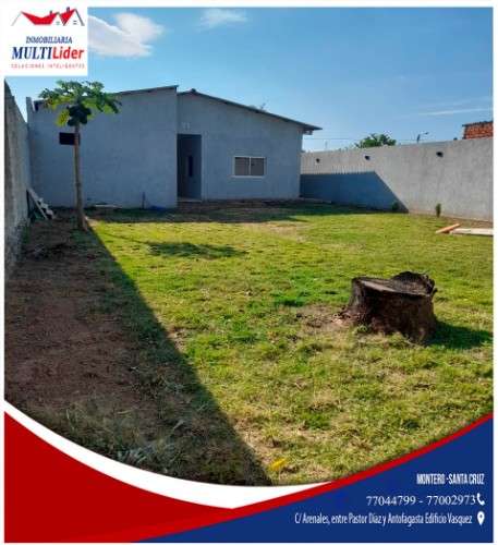 En venta bonita casa amplia a estrenar en montero1068025166