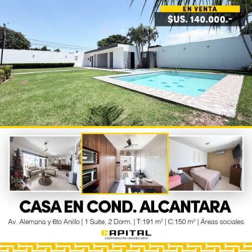 Casa en venta en condominio alcantara607062798