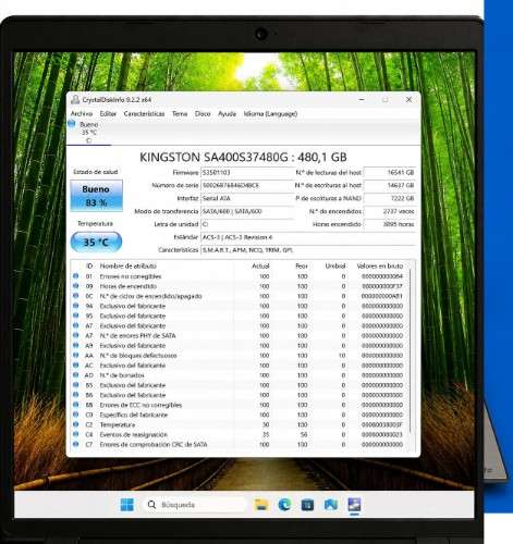 De ocasion toshiba  i7 - ssd 480 kingston 15,6 - 8 gb ram - 15.6 1888353756