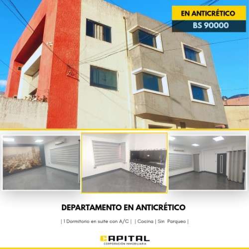 Departamento en anticretico de 1 dormitorio1322539041
