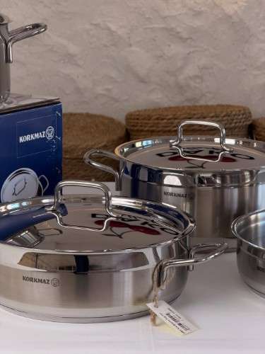 Set de ollas 9pzs europeo, acero inox1012003209