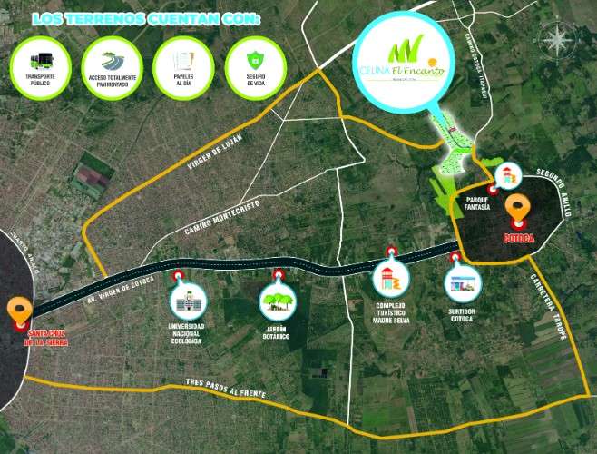 Celina el encanto, lotes en urbanización este de 540 m² listo para tu proyecto30503690