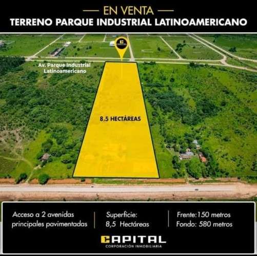 Terreno en venta en parque industrial latinoamericano1851720356