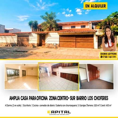 Amplia casa en alquiler para empresas, consultorios zona stadium2012759699