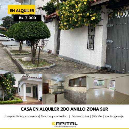 Amplia casa en alquiler ideal para empresa en zona sur1247554577