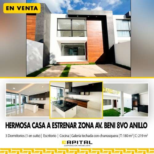 Casa a estrenar en venta en zona norte788892518