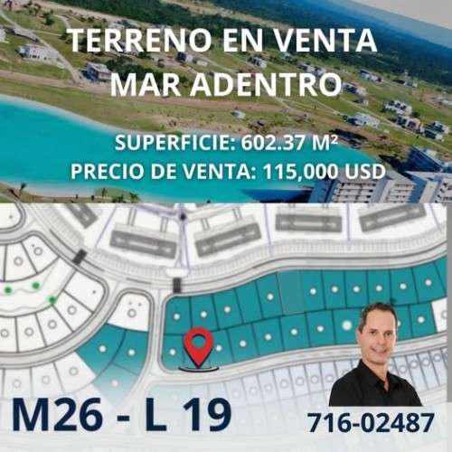 ? oportunidad de inversión: terreno en mar adentro1457246119
