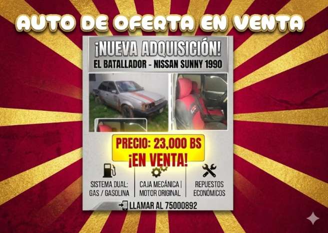 Auto baratisimo de oferta708600524