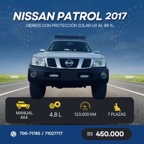 2017 vagoneta nissan patrol 4x4 - vidrios con protección uv 99%1288765898