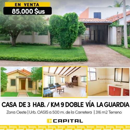 Casa en venta zona doble via la guardia544199918