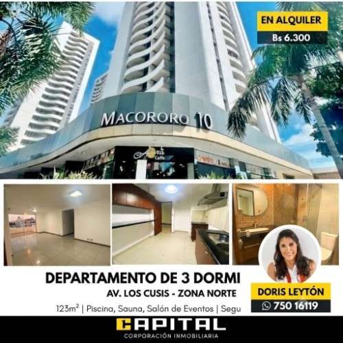 ¡departamento en      alquiler de 3 dormitorios!1747050461