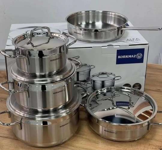 Set de ollas 9pzs europeo, acero inox1012003209
