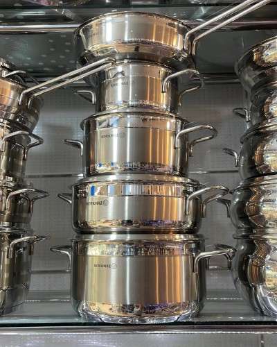 Set de ollas 9pzs europeo, acero inox1012003209