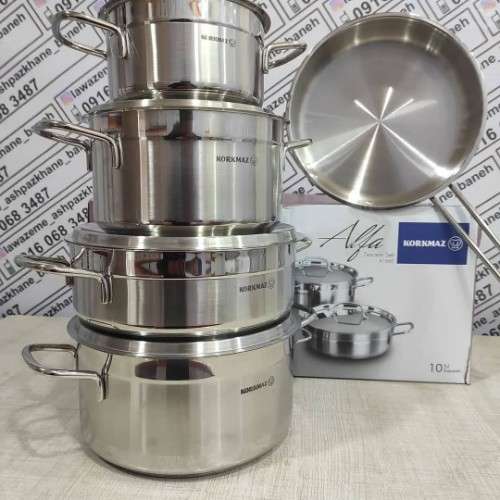 Set de ollas 9pzs europeo, acero inox1012003209