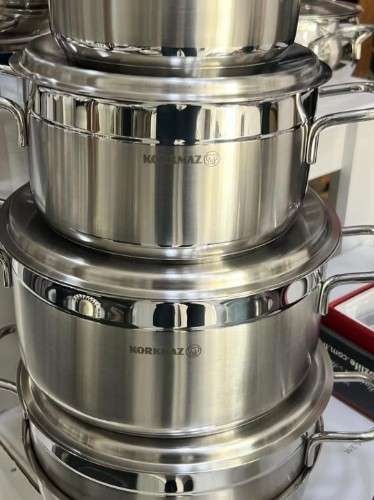 Set de ollas 9pzs europeo, acero inox1012003209