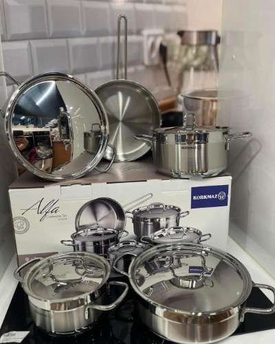 Set de ollas 9pzs europeo, acero inox1012003209