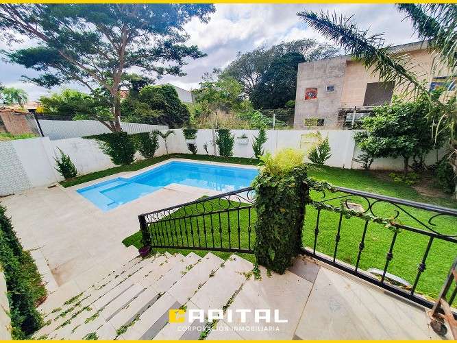 Amplia casa semiamoblada en alquiler con piscina zona villa bonita1479547119