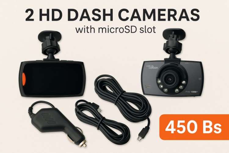 2 dash cameras, camara para auto. full hd.378216253