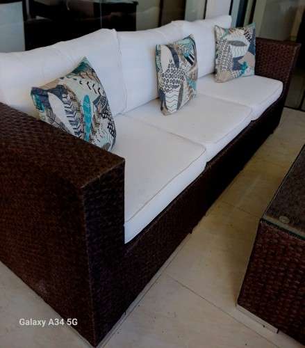 Juego de living de rattan612731074