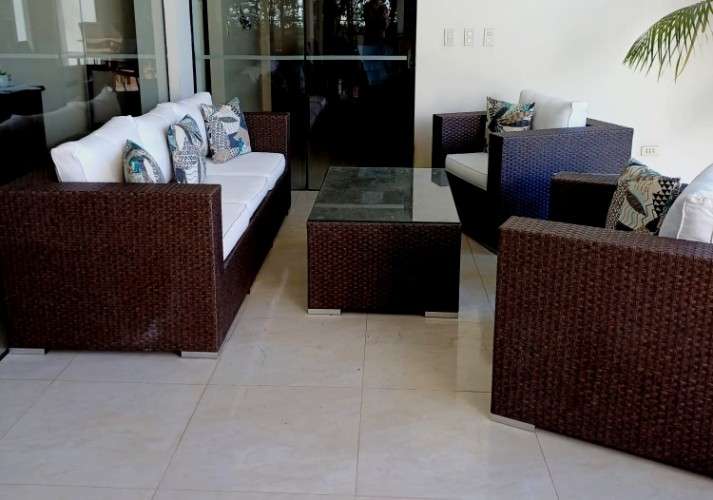 Juego de living de rattan612731074