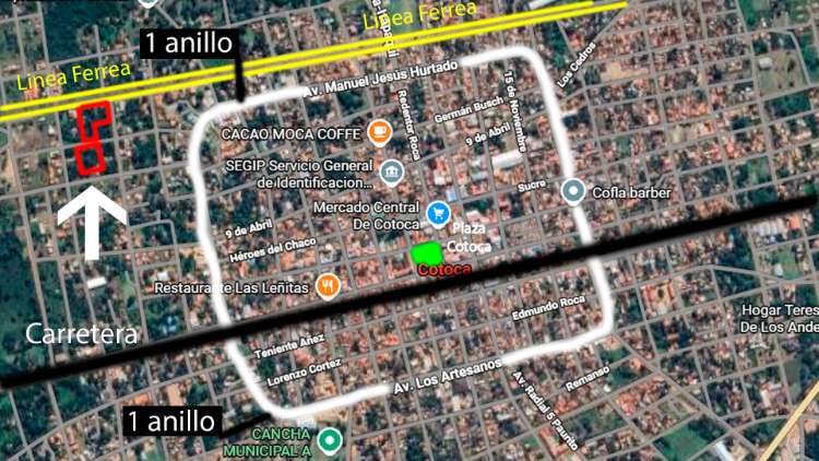 Terreno en venta en cotoca - 398 mts1795994593