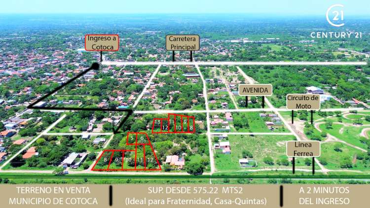 Terreno en cotoca para quintas y fraternidades417714549