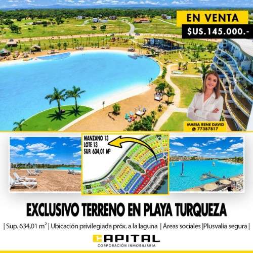 Terreno en venta – playa turquesa809404780