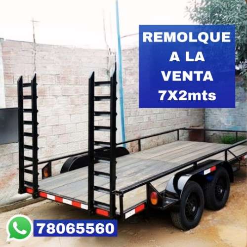 Lo que usted necesita, nosotros lo remolcamosdetalles técnicos:  capacidad: doble eje (mayor estabilidad y soporte de carga).   rampas: incluye rampas traseras abatibles reforzadas para fácil acceso.   piso: madera resistente de alta durabilidad.  segurid184030756