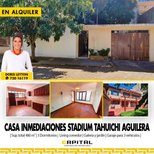 Alquiler de casa - inmediaciones stadium tahuichi aguilera1368162058