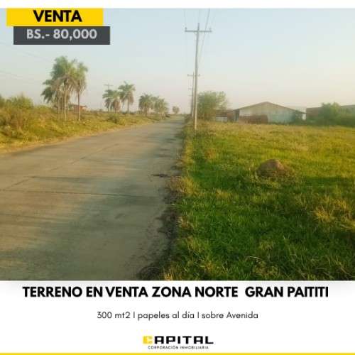 Terreno en venta zona norte de santa cruz municipio de warnes811266912