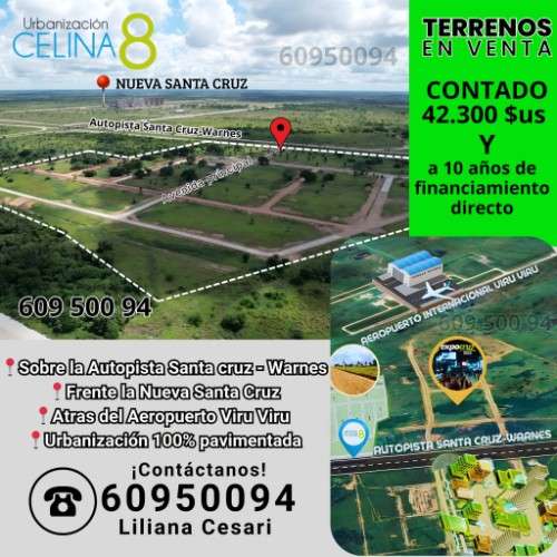 Terrenos frente la nueva santa cruz1215161263