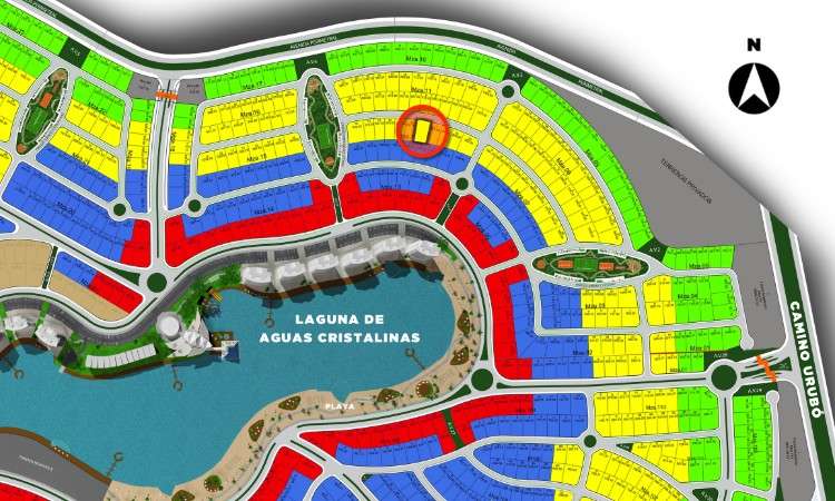 Terreno en venta, playa turquesa1927015750