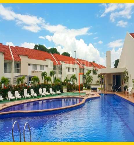Casa amoblada con piscina en alquiler en condominio zona oeste av pirai radial 17 1/2943408614