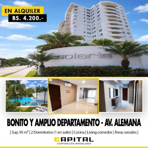 Departamento amoblado en alquiler avenida radial 27749185768