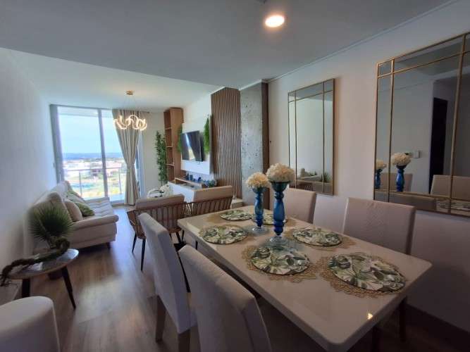 Departamento amoblado en alquiler condominio mar adentro143976180