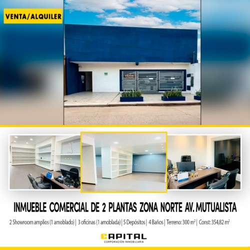 Amplio inmueble comercial en alquiler o venta zona mutualista36125595