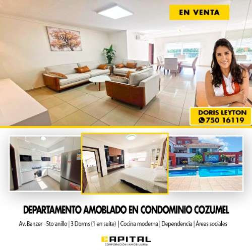 Departamento amoblado en venta – zona norte359799435
