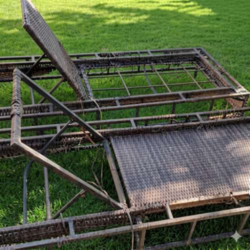 Sillones de rattan para reparacion177410873