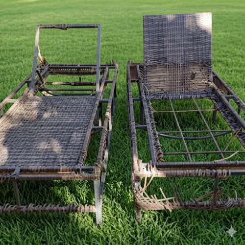 Sillones de rattan para reparacion177410873