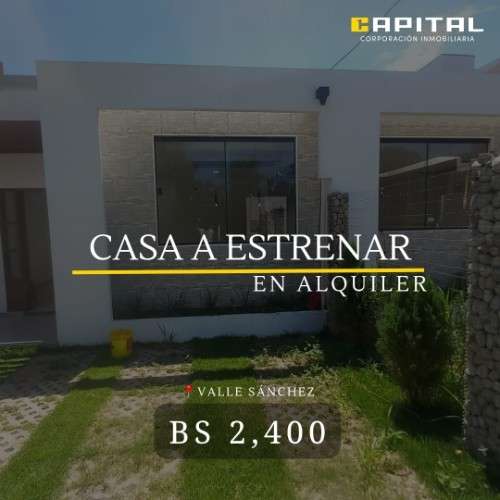 Casa a estrenar en alquiler1789219898