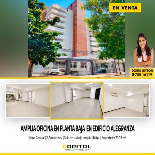 Vendo amplia oficina en planta baja – excelente inversion1517001270