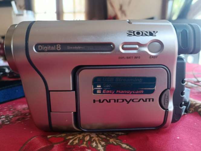 Cámara sony handycam digital8 [100% funcional] + estuche y cables ?✨963995581